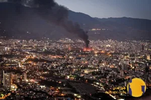 حمله گسترده هوایی اسرائیل به ساختمان شیشه‌ای صدا و سیمای ایران در قلب تهران
