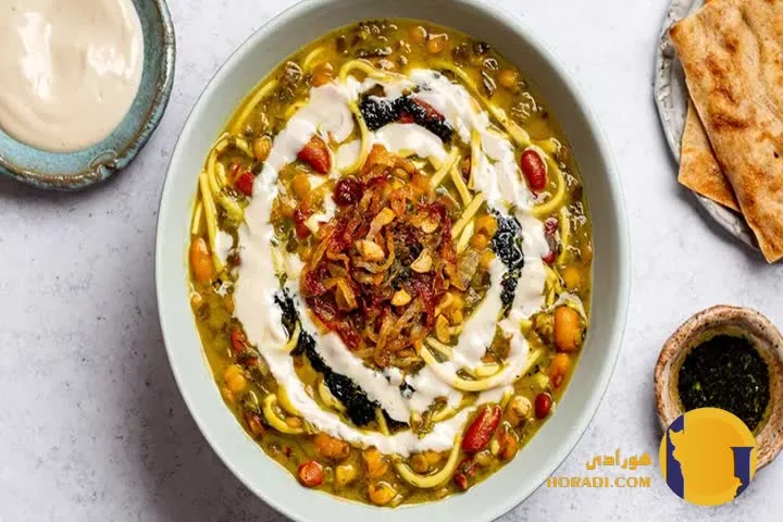 آموزش طرز تهیه درست کردن آش رشته