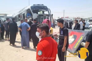 تصادف مینی بوس حامل زائران ایرانی در محور نجف