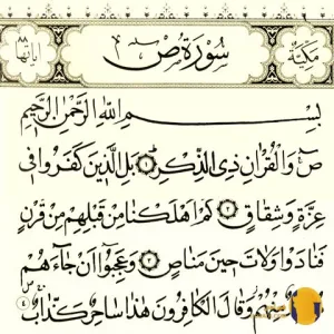 سوره ص با ترجمه فارسی + متن کامل و صوت
