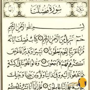 سوره فصلت با ترجمه فارسی + متن کامل و صوت