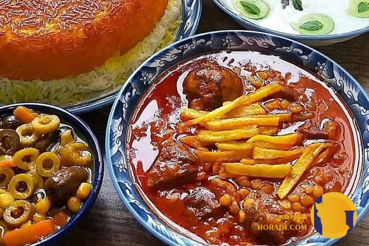 طرز تهیه خورش قیمه مرحله به مرحله+مجلسی و غلیظ