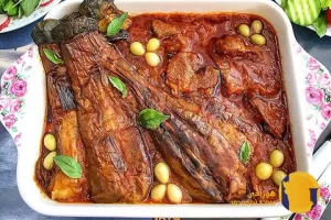 طرز تهیه خورش بادمجان مرحله به مرحله + ترد و لذیذ