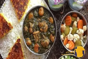 طرز تهیه خورش آلو اسفناج مرحله به مرحله + سنتی و غلیظ