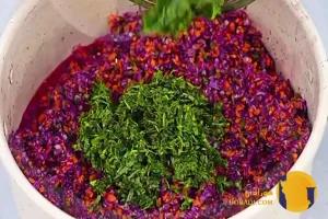 طرز تهیه ترشی هفت رنگ مرحله به مرحله + رنگین و سنتیر