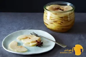 طرز تهیه ترشی سیب مرحله به مرحله + شیرین و خوش طعم