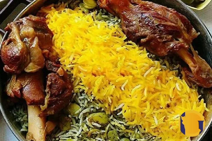 طرز تهیه باقالی پلو با گوشت مرحله به مرحله + خوشمزه و مجلسی