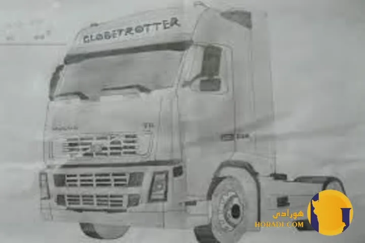 نقاشی ماشین سنگین