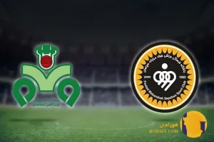 نتیجه فوتبال ذوب آهن و سپاهان + زنده