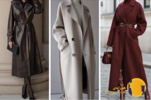پالتو زنانه با شانه های برجسته و استایل قدرتمند
