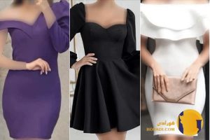 لباس زنانه با یقه های خلاقانه و منحصر به فرد