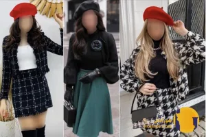 لباس زنانه با کلاه های فانتزی و شیک