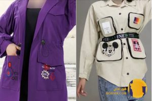 لباس زنانه با جیب های کاربردی و تزئینی