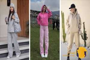 استایل خیابانی با هودی و شلوار باریک زنانه 2026
